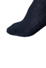 Load image into Gallery viewer, NOSOCKS long wool - donkerblauw - tenen