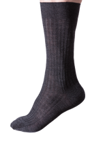 Load image into Gallery viewer, NOSOCKS long wool - donkergrijs