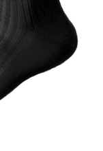 Load image into Gallery viewer, NOSOCKS long wool - zwart - hiel