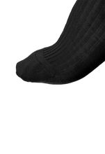 Load image into Gallery viewer, NOSOCKS long wool - zwart - tenen