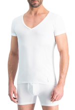 Load image into Gallery viewer, NOSHIRT nature - deep V - wit