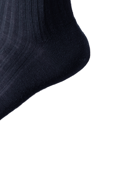 NOSOCKS long wool - donkerblauw - hiel